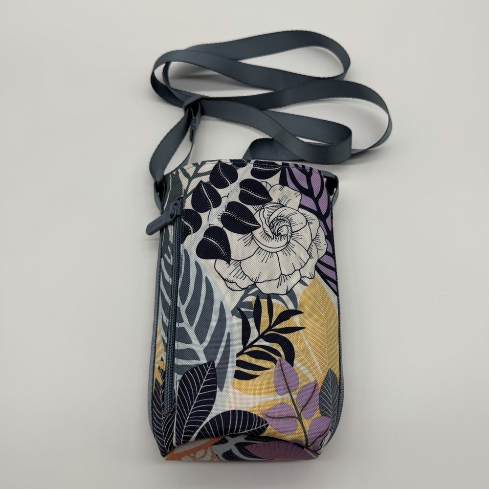 Vera Bradley‎ Crossbody Water Bottle Holder Bag Floral